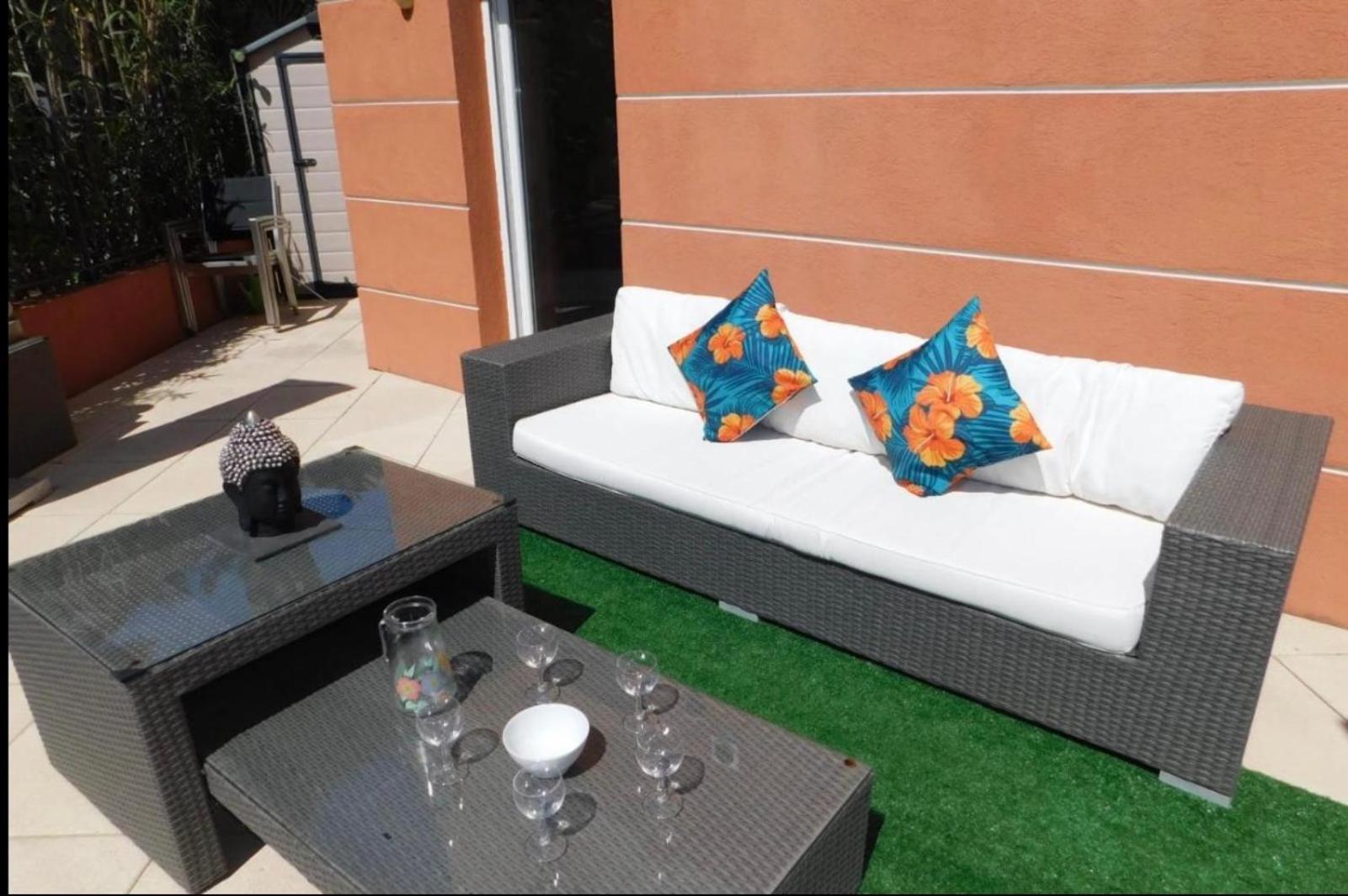Proche Mer 3P+40M2 Terrasse Антіб Екстер'єр фото